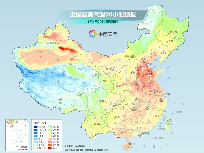 气温弹射(💍)起飞！河北、河南、山东部分地区最高气温将超过38℃